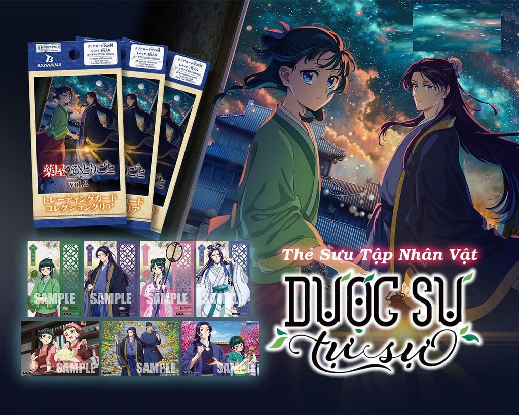 Bộ Thẻ Sưu Tập Dược Sư Tự Sự Thẻ Trong Suốt Vol.2 Ad-Cc02 - Hình ngẫu nhiên