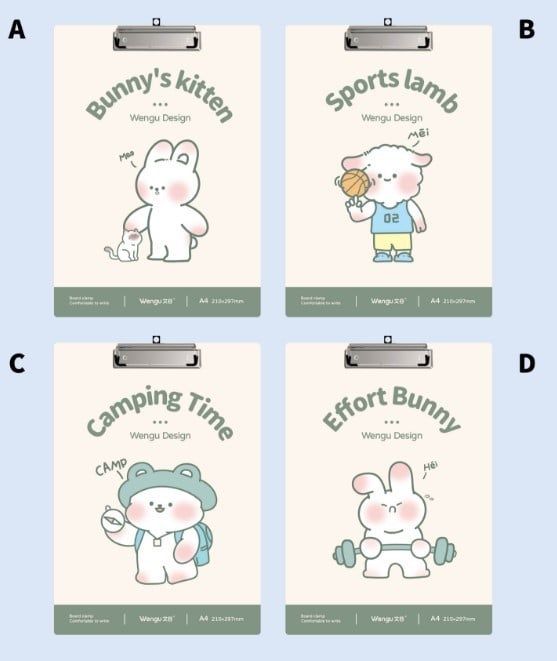 Bìa Trình Ký A4 Giấy F3-501  Wengu