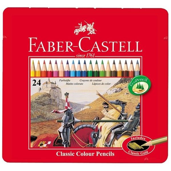 Chì Màu Classic-24 Màu Dài (Hộp Thiếc) 115845