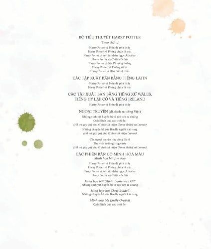 Harry Potter - Một Năm Tràn Ngập Diệu Kỳ