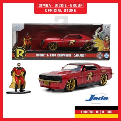 Jada Toys Xe Dc Batman Chevrolet Camaro & Robin Figure 33088