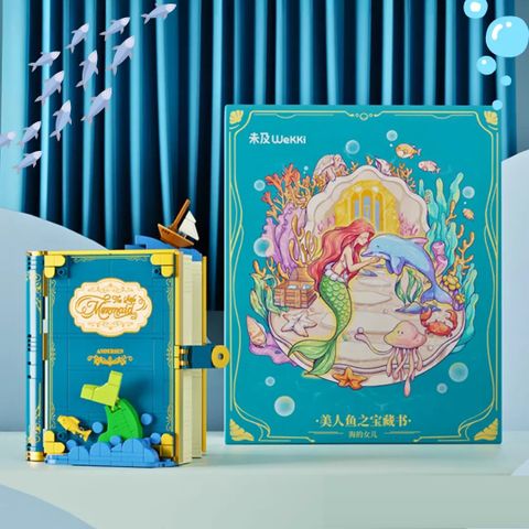 Wekki Đồ Chơi Lắp Ráp Quyển Sách Nàng Tiên Cá Wk506176 60018140
