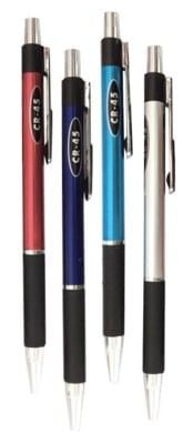 Bút Bi Dạng Bấm Cr-45  0.7mm  Xanh (BINH TAY)