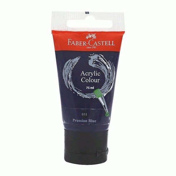 Tuýp Màu Vẽ Acrylic 75ML PRUSSIAN BLUE (Xanh Phổ) Faber 187551