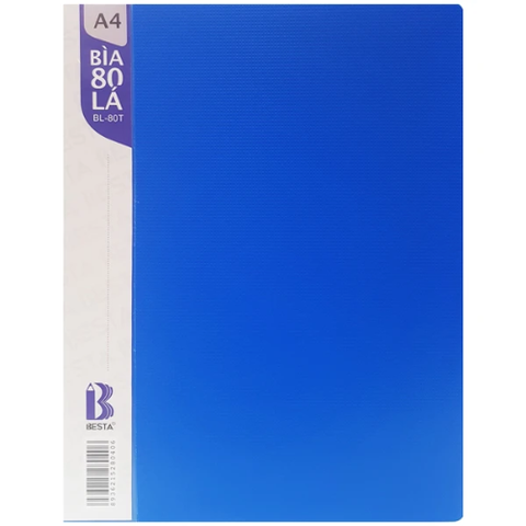 Besta - Bìa A4 80 Lá BL -80T Xanh Dương