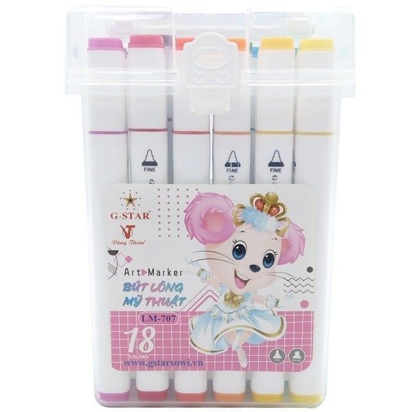 Bút Lông 18 Màu Gstar LM-707 HT