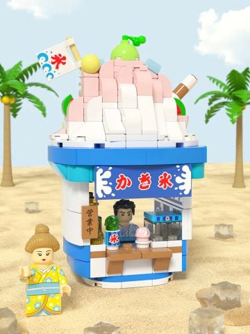 Wekki Đồ Chơi Lắp Ráp Tiệm Đá Bào Wk506041 60018174