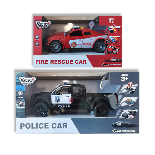 Vecto Combo Xe Cảnh Sát Và Xe Cứu Hỏa Đèn Âm Thanh Cb-Vt91P-Vt15Q-1 (Vta)