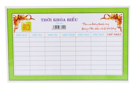 Thời Khóa Biểu