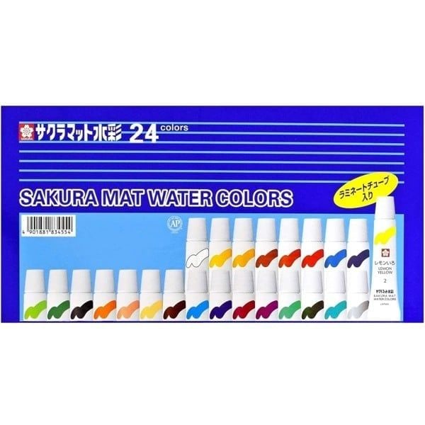 Màu Nước Sakura Mat Water Color 5ml 24 Màu