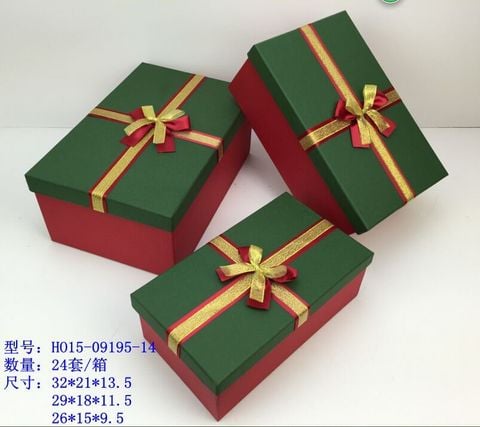 Hộp Quà Chữ Nhật Nhỏ Hl-09195-14S Noel