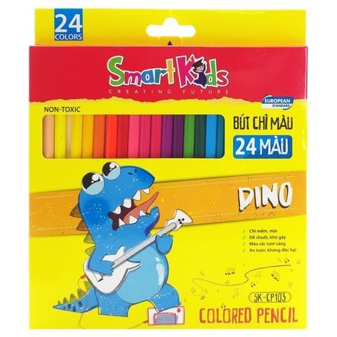 Bút Chì Màu Dino SK-CP103 24 màu