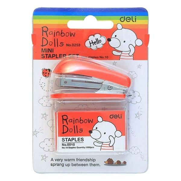 DELI E0253 Dập Ghim 10# MINI + Lỗi Ghim (24C/H)