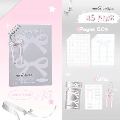 U-Trends Sổ Rosy Posy Dây Ballet Hồng Rpy40 60020910 (Thkg0084)