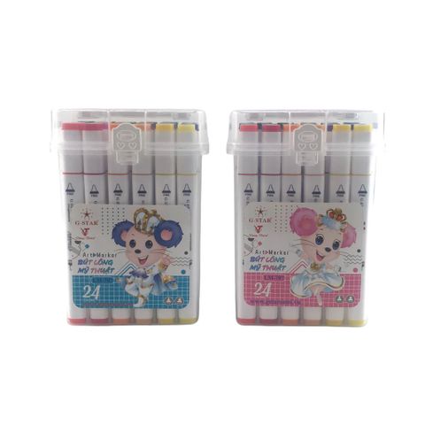 Bút lông màu G-star LM-707 24 màu HT