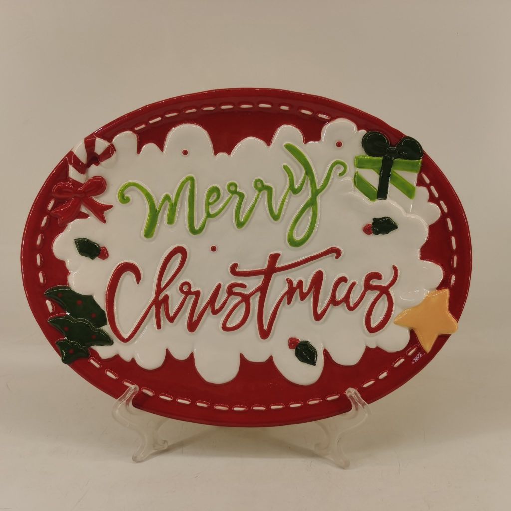 Đĩa Gốm Sứ Dyt239 Noel