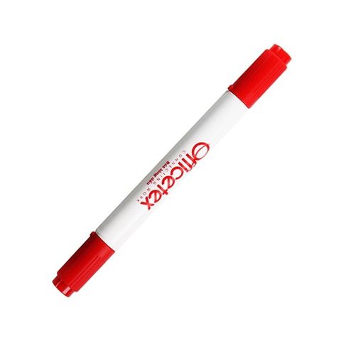 Bút Lông Dầu Mực Đỏ - OT-PM001RD- 2 Đầu