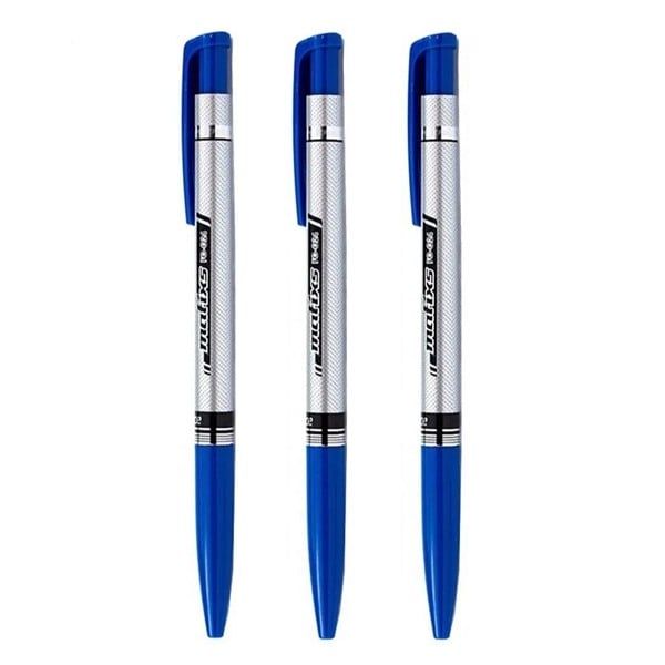Vỉ 3 Cây Bút Bi FO-024 - Mực Xanh