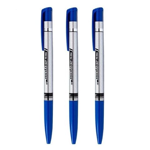 Vỉ 3 Cây Bút Bi FO-024 - Mực Xanh