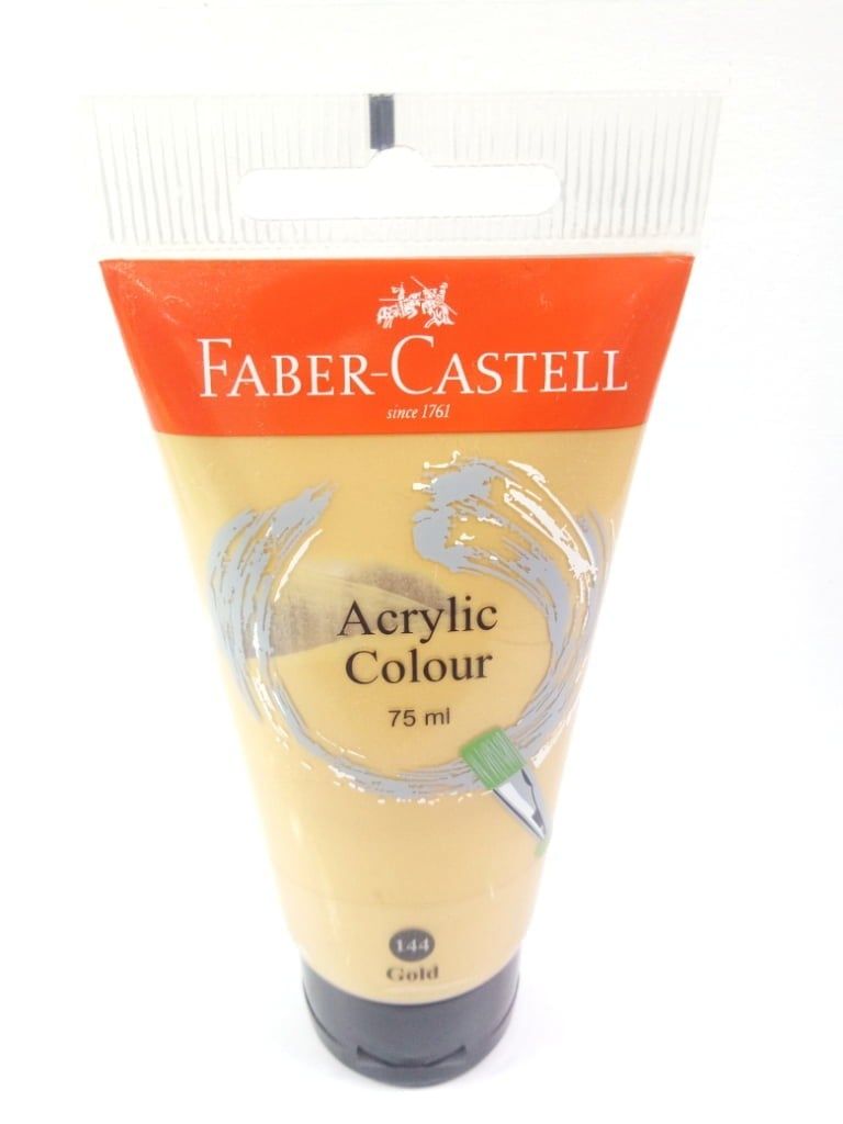 Tuýp Màu Vẽ Acrylic 75ML GOLD (Vàng) Faber 187510