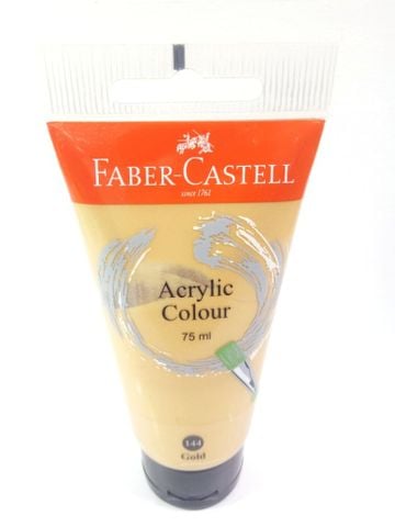Tuýp Màu Vẽ Acrylic 75ML GOLD (Vàng) Faber 187510