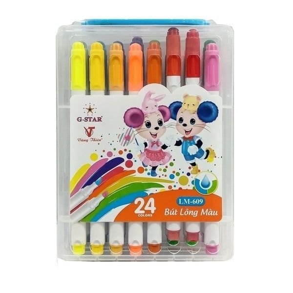Bút Lông 24 Màu Gstar 609-24 (HT)