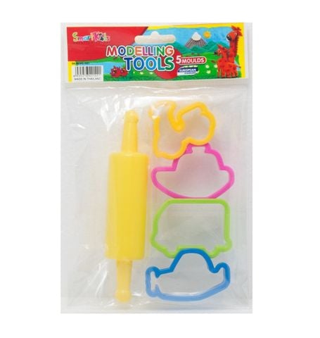 Bộ khuôn sáp nặng SK-BLM5-001 ( gồm 4 khuôn tạo hình + 1 cây lăn sáp )  (BT)