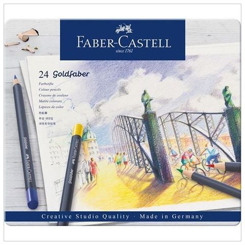 Chì màu GOLDFABER -24 Màu 114724 (Hộp Thiếc)