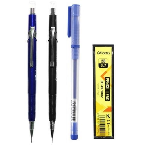 Combo 2 Chì Bấm OT-MP0002 + 1 Ruột Chì OT-PL1002 + Tặng 1 Bút Nước OT-GP003BU