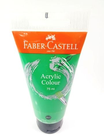 Tuýp Màu Vẽ Acrylic 75ML MIDGREEN (Xanh Lá Trung Tính) Faber 187563