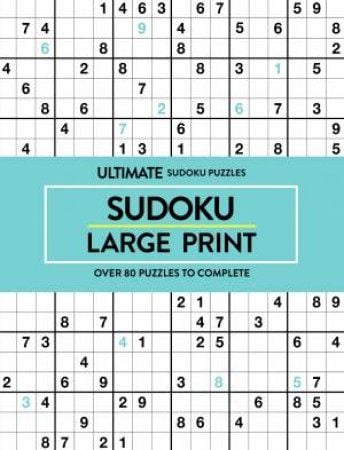 LARGE PRINT PUZZLE - SUDOKU_LAKE 0621