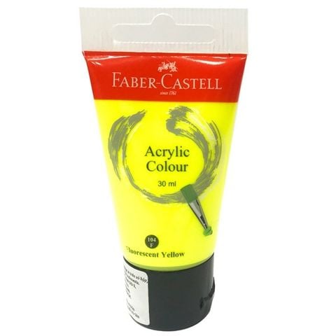Tuýp Màu Vẽ Acrylic 30ml Fluorescent Yellow