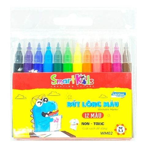 Bút Lông Màu Rửa Được 12 Màu SK-WM02
