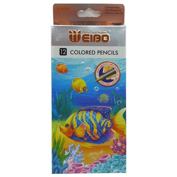 Chì 12 Màu Hộp giấy WB9018-12 (HT)