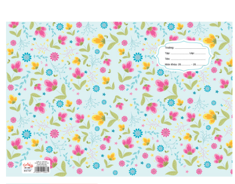 Bao Sách Nylon + Giấy Hoa (24.5X36)(5 Tờ Xấp)(A3970)