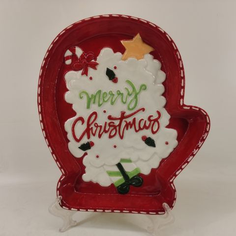 Đĩa Gốm Sứ Dyt233 Noel