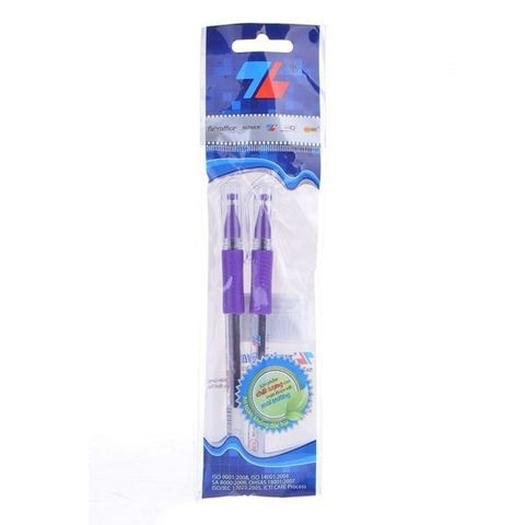 Vỉ 2 Bút GEL GEL-08 - Mực Tím (TL)