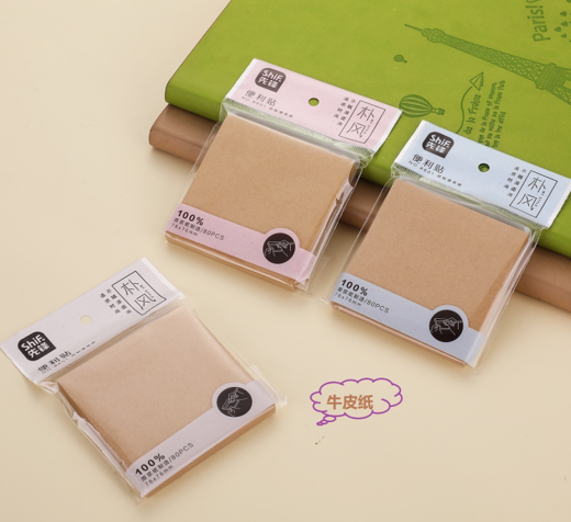 Giấy Note Vuông 3*3Cm 100 Tờ