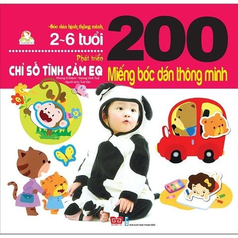 200 Miếng Bóc Dán - Phát Triển Chỉ Số Tình Cảm EQ