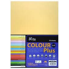 Tập Giấy Màu SPAIN 10Tờ -A4-180GSM CR36553