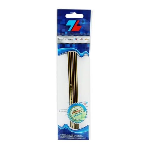 Vỉ Bút Chì Gỗ 2 Cây Biz-P01