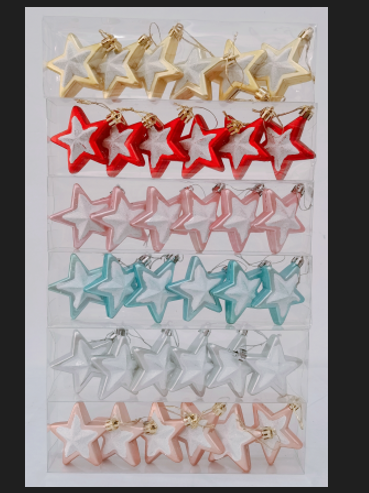 Hộp Ngôi Sao 6 Cái 6Cm Q-2408 (Thck0462)