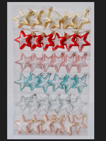 Hộp Ngôi Sao 6 Cái 6Cm Q-2408 (Thck0462)