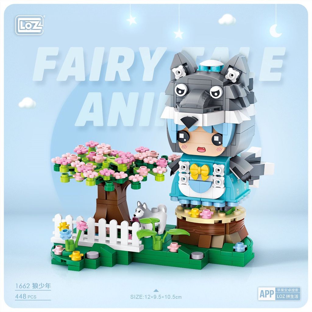 ĐỒ CHƠI LẮP RÁP NGƯỜI SÓI 125X80X165MM