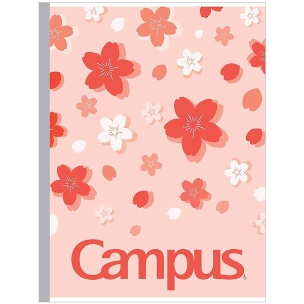 Vở Campus A5 Kẻ 4 Ly Ngang 200 Trang ĐL 70Gsm Sakura (TK)