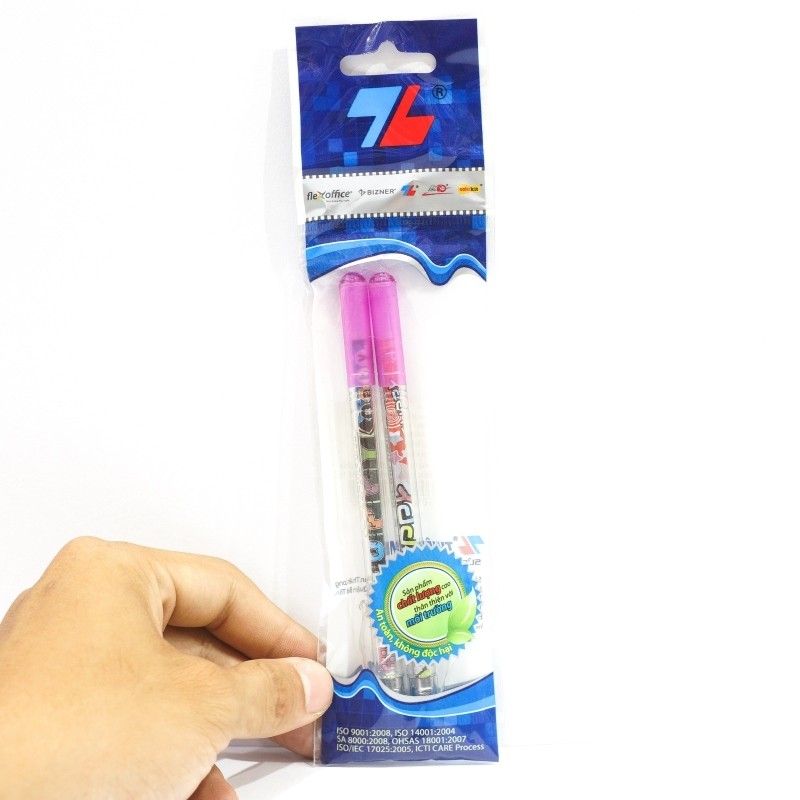 Vỉ 2 Cây Bút Gel-018