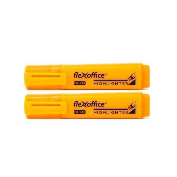 Bút Dạ Quang FO-HL05 (Vỉ/2 cây) - Màu Cam