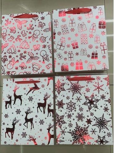 Túi Quà Trung 2308A/B/C/D H/12 Noel