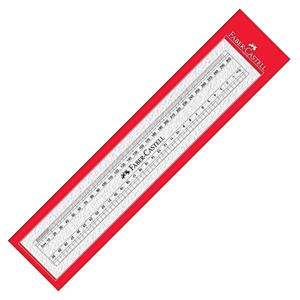 Thước Kẻ Nhựa Faber - Castell 171220 - 30CM