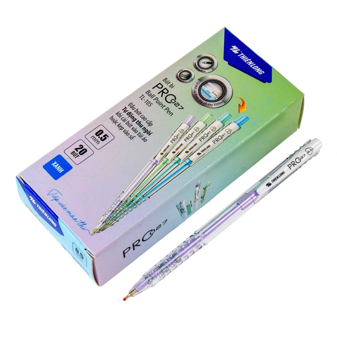 Bút Bi Tl-105 Xanh Vỏ Pastel Tl (20C/H)